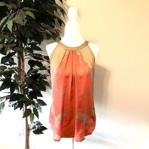 New York & Company Semi Sheer Halter Top ~ Size: XS